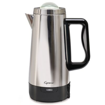 Capresso Perk 12-Cup Percolator in Polished Stainless Steel - Bed Bath & Beyond